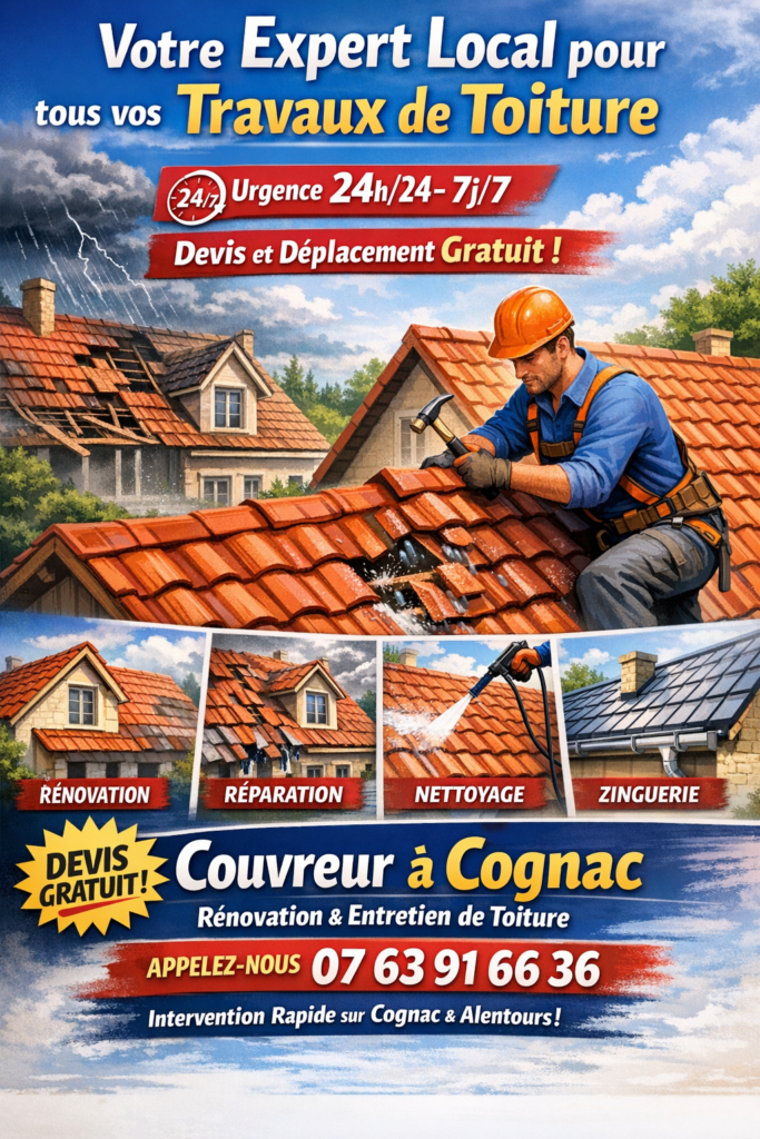 Illustration de l’article : Couvreur Cognac Prix en 2026